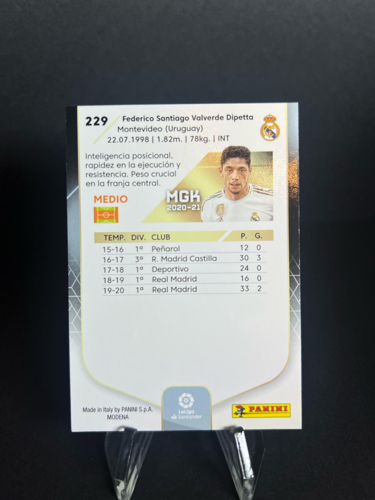 FEDE VALVERDE MEGACRACKS 2020 - 2021 LaLiga Real Madrid #229
