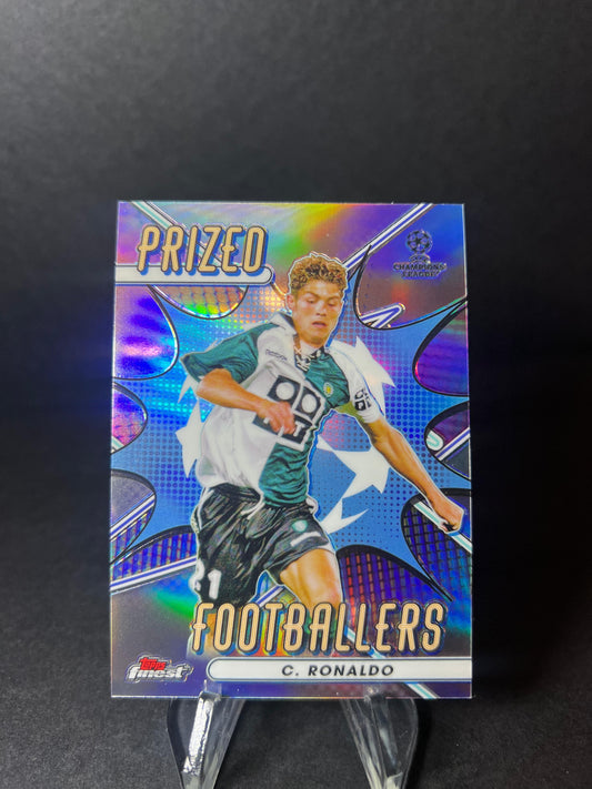 CRISTIANO RONALDO TOPPS FINEST 2022 - 2023 Prized Footballers Refractor