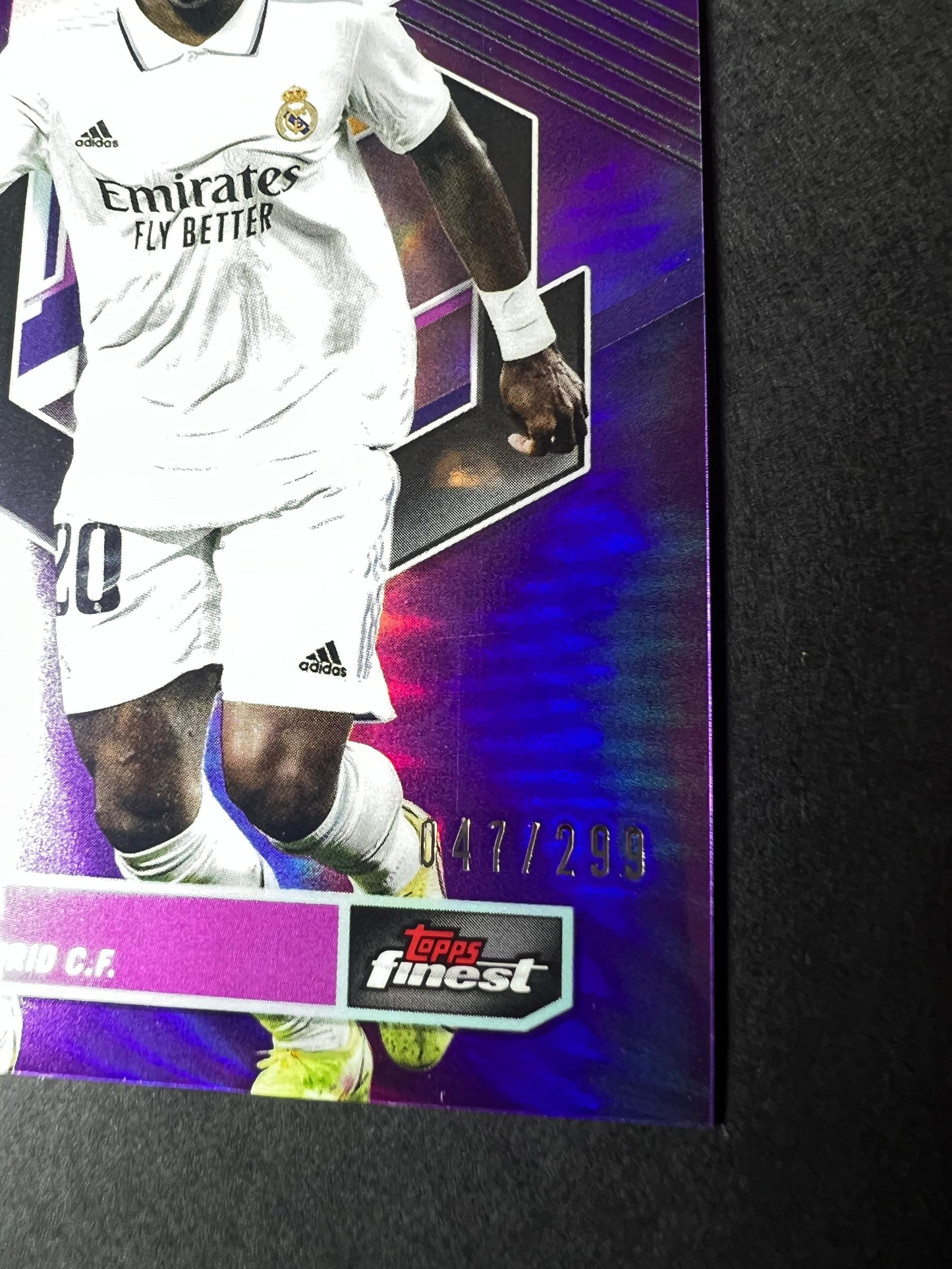 VINI JR. TOPPS FINEST 2022 - 2023 Purple /299