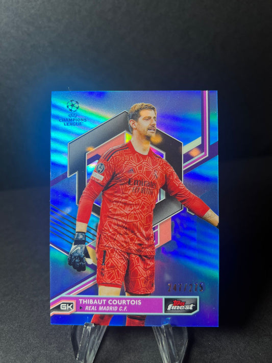 THIBAUT COURTOIS TOPPS FINEST 2022 - 2023 Sky Blue /275