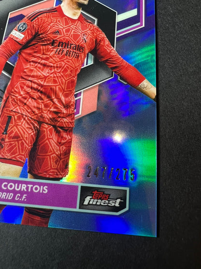 THIBAUT COURTOIS TOPPS FINEST 2022 - 2023 Sky Blue /275