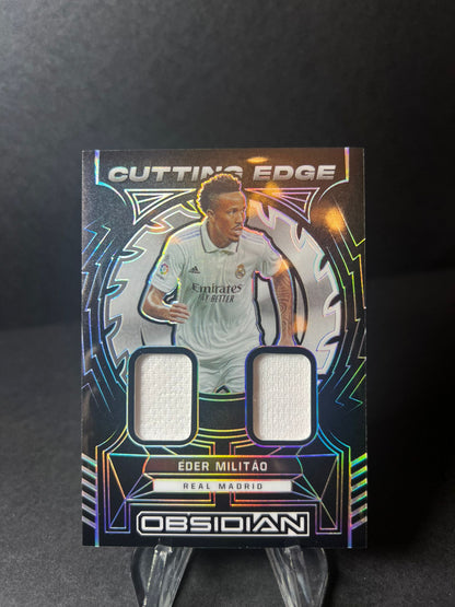 EDER MILITAO PANINI OBSIDIAN 2022 - 2023 Cutting Edge /199 Dual Patch