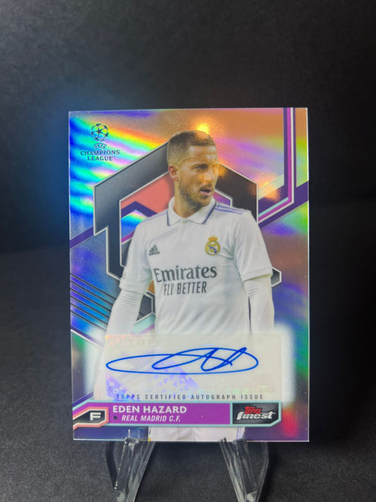 EDEN HAZARD TOPPS FINEST 2022 - 2023 Auto Refractor