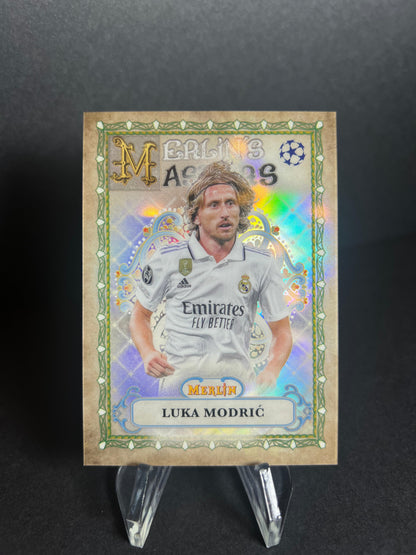 LUKA MODRIC TOPPS MERLIN 2022 - 2023 Merlin Masters Insert