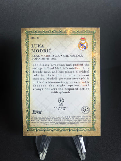 LUKA MODRIC TOPPS MERLIN 2022 - 2023 Merlin Masters Insert