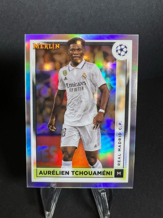 AURELIEN TCHOUAMENI TOPPS MERLIN 2022 - 2023 Refractor