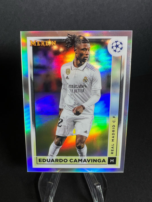 EDUARDO CAMAVINGA TOPPS MERLIN 2022 - 2023 Refractor