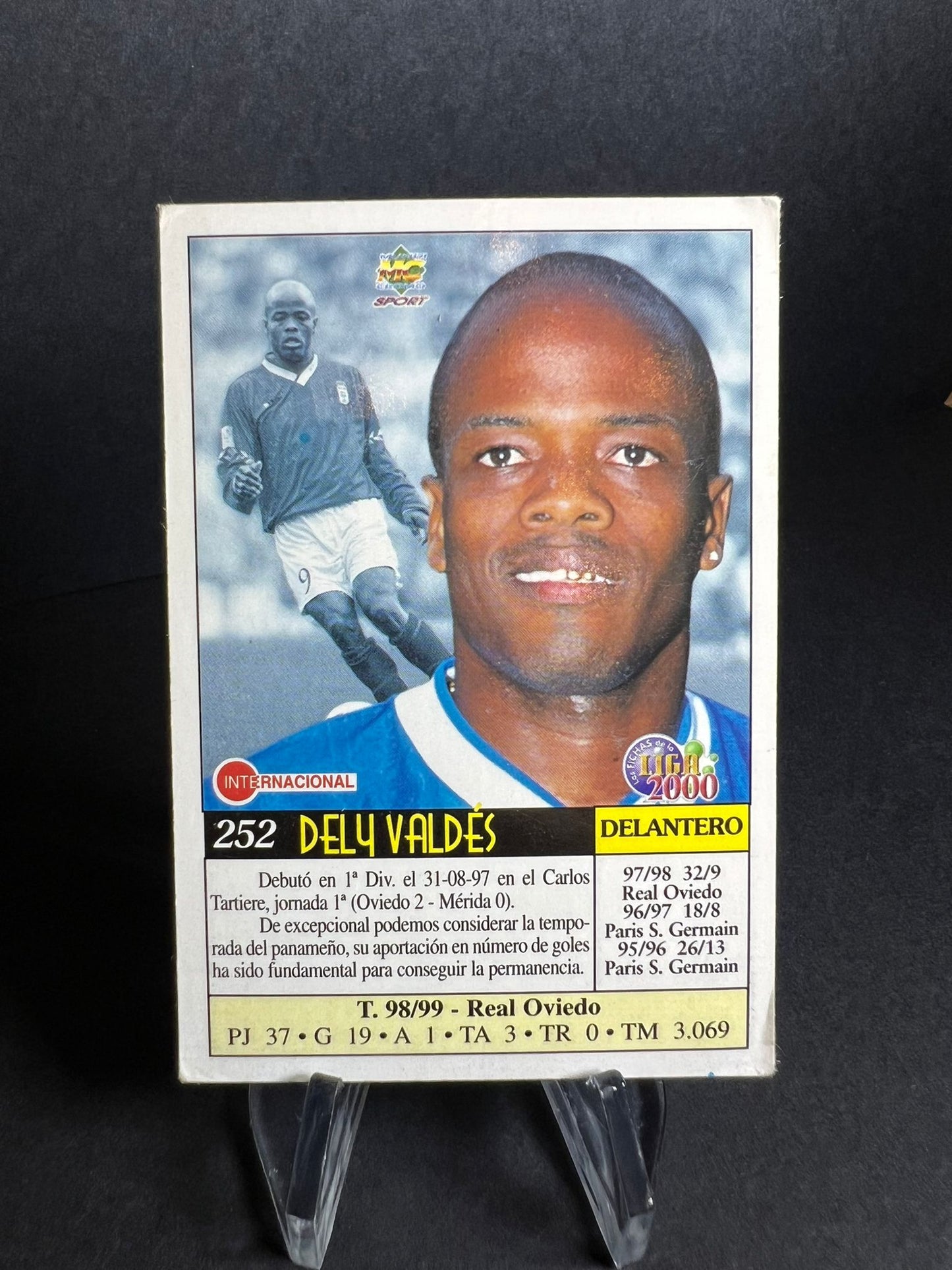 JULIO DELY VALDES LALIGA 1998 MUNDICROMO